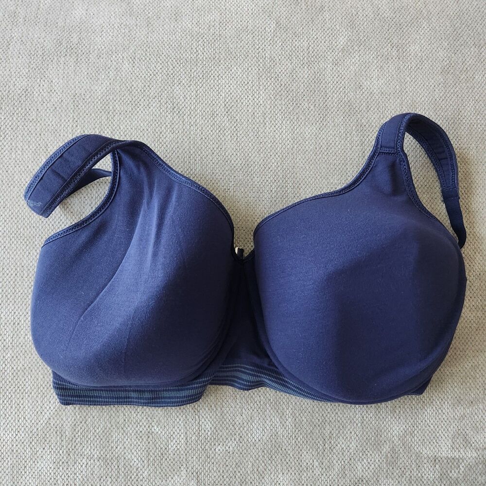Breezies Women's 38G‎ Blue Wireless T-Shirt Bra NWT